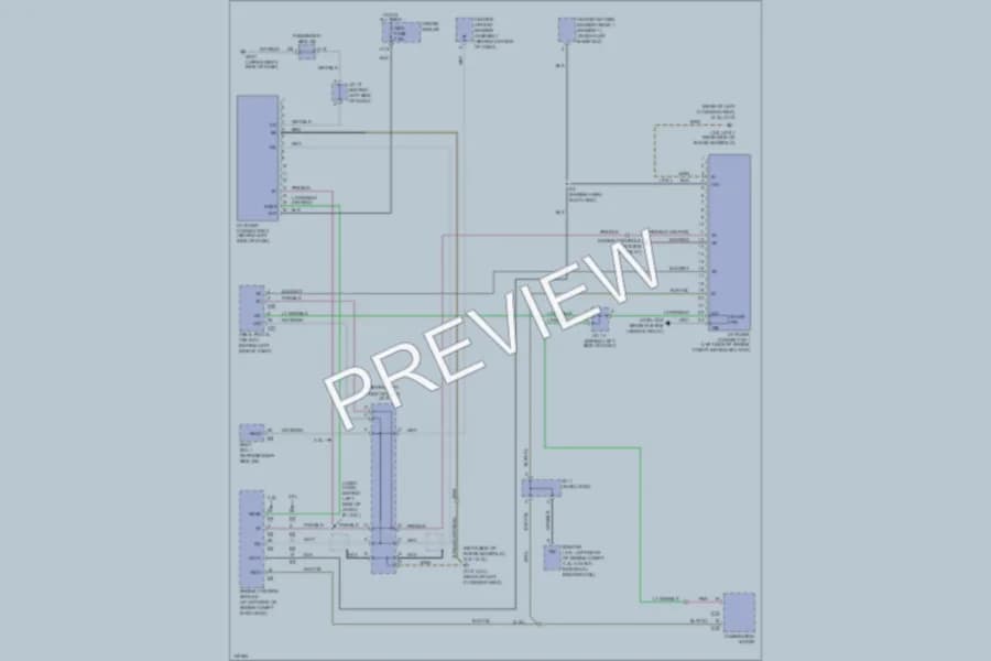2001 Lexus GS430 Computer Data Lines wiring diagram preview