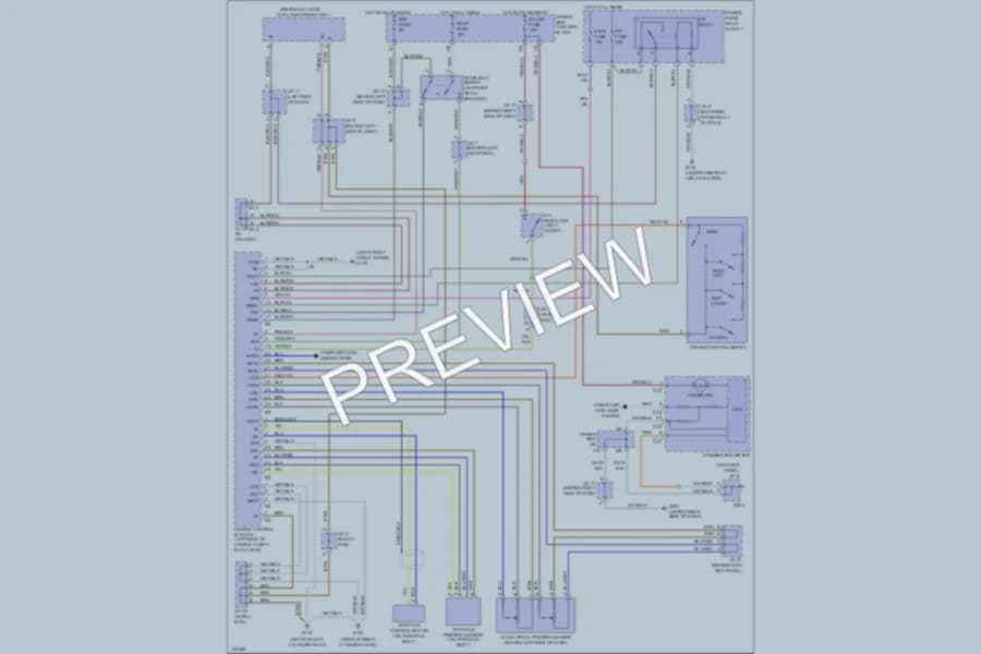 2001 Lexus GS430 Cruise Control wiring diagram preview