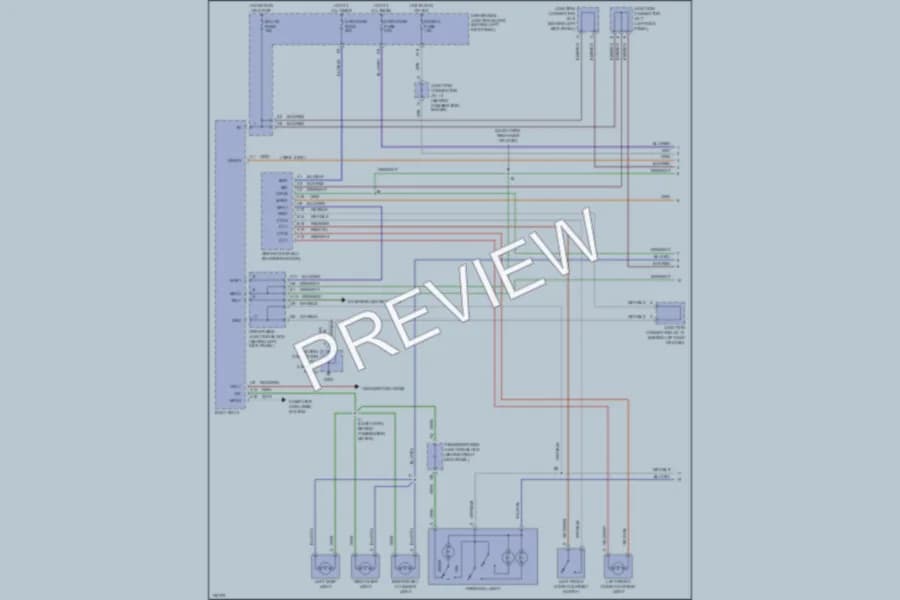 2001 Lexus GS430 Interior Lights wiring diagram preview