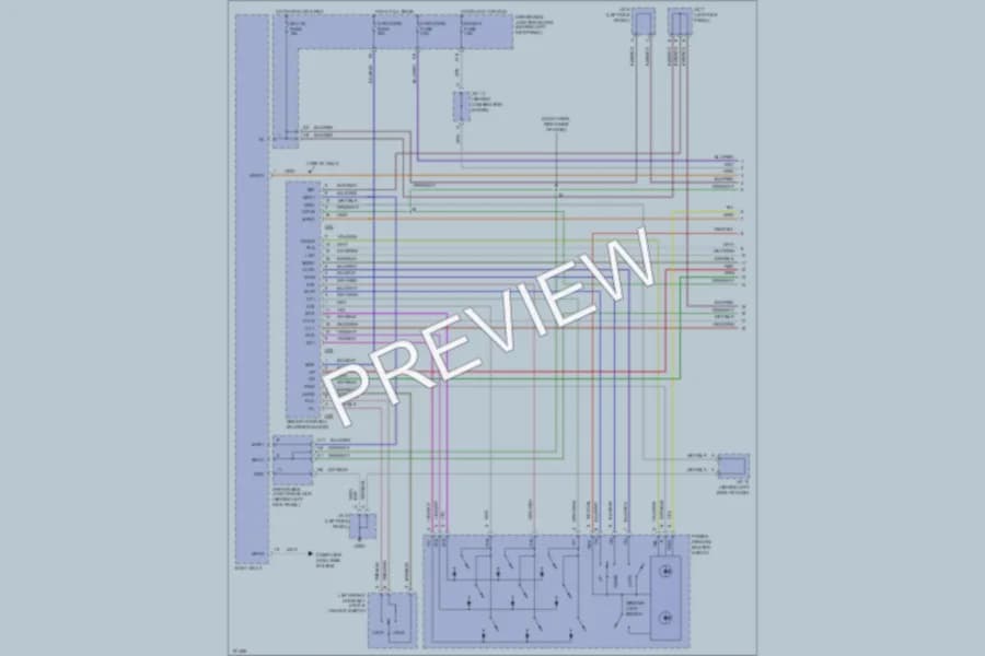 2001 Lexus GS430 Power Windows wiring diagram preview