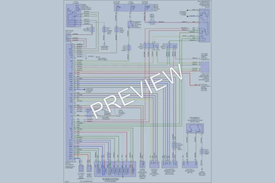 2001 Lexus GS430 Transmission wiring diagram preview
