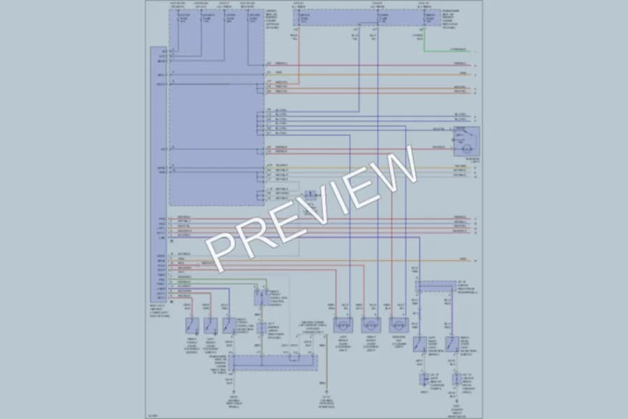 2001 Lexus IS300 Interior Lights wiring diagram preview