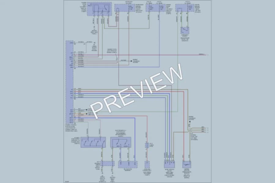 2001 Lexus IS300 Transmission wiring diagram preview