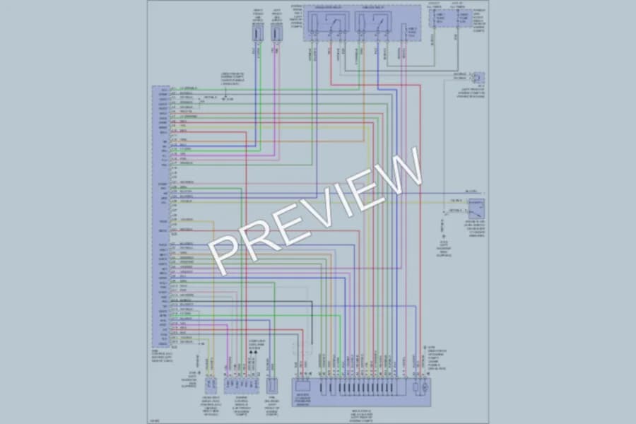 2001 Lexus LS430 Anti Lock Brakes wiring diagram preview
