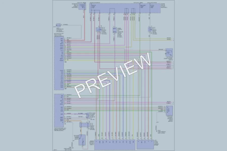 2001 Lexus LS430 Power Windows wiring diagram preview