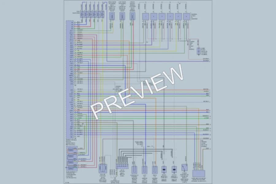 2001 Lexus RX300 Engine Performance wiring diagram preview
