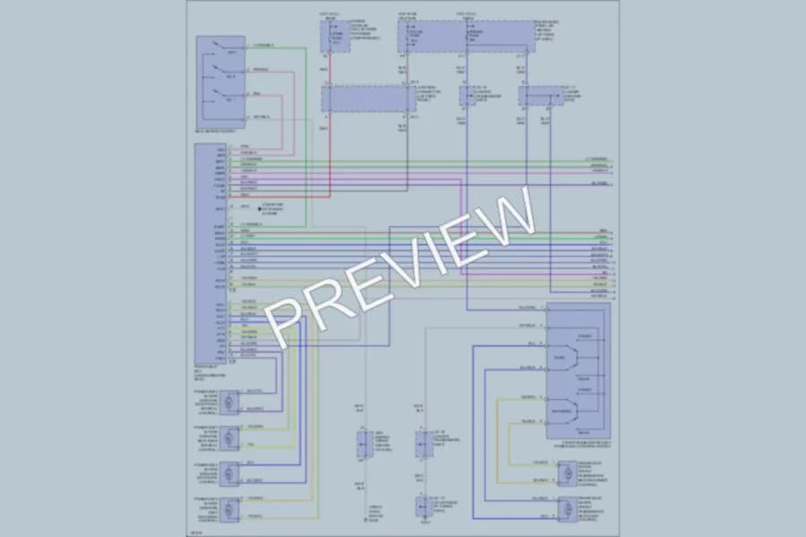 2001 Lexus RX300 Memory Systems wiring diagram preview