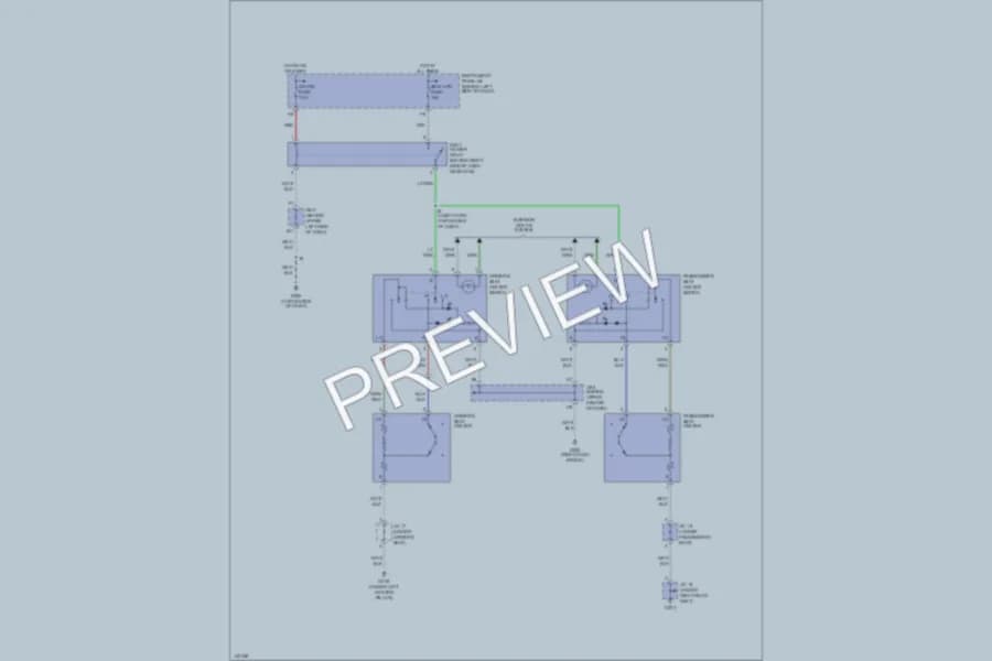 2001 Lexus RX300 Power Seats wiring diagram preview
