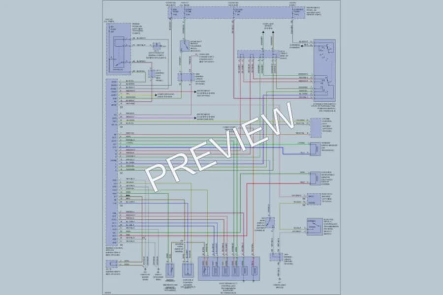 2001 Lexus RX300 Transmission wiring diagram preview
