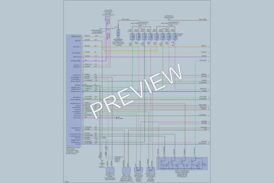 2001 Lincoln Continental Engine Performance wiring diagram preview