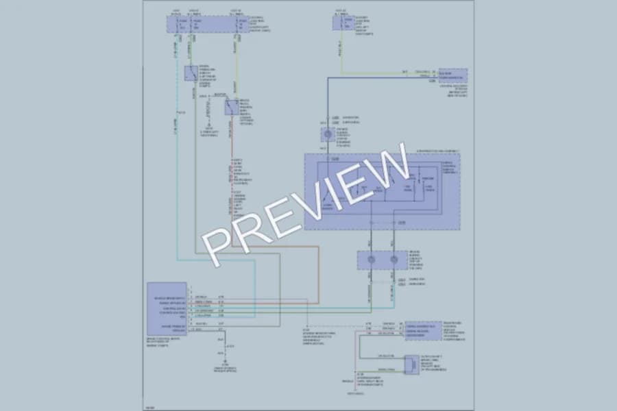 2001 Lincoln Navigator Cruise Control wiring diagram preview