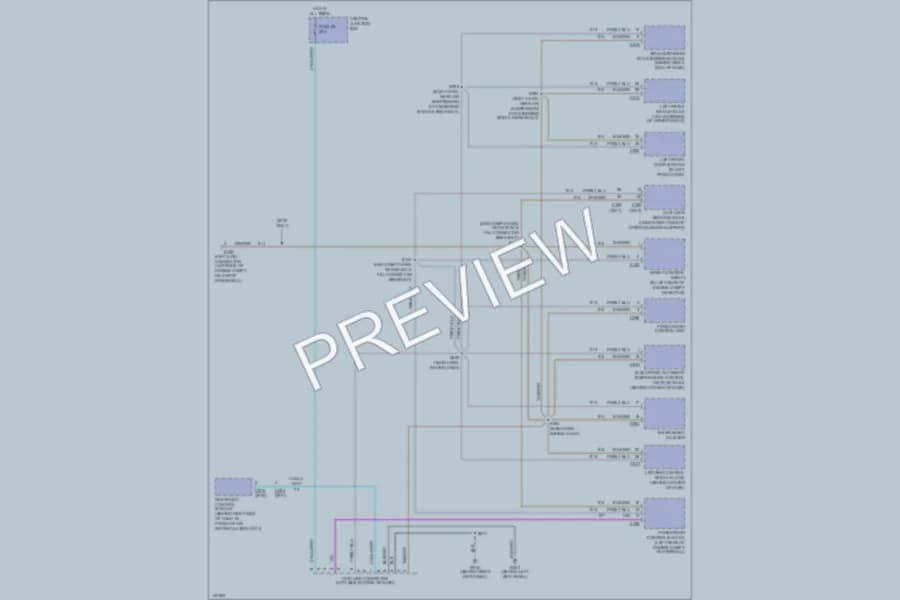 2001 Lincoln TownCar Computer Data Lines wiring diagram preview