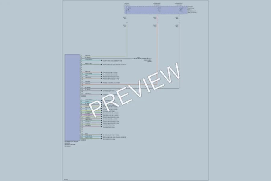 2001 Mazda B3000 Body Computer wiring diagram preview