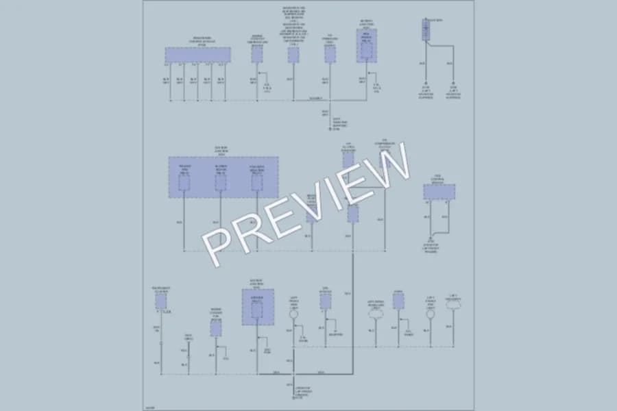 2001 Mazda B3000 Ground Distribution wiring diagram preview