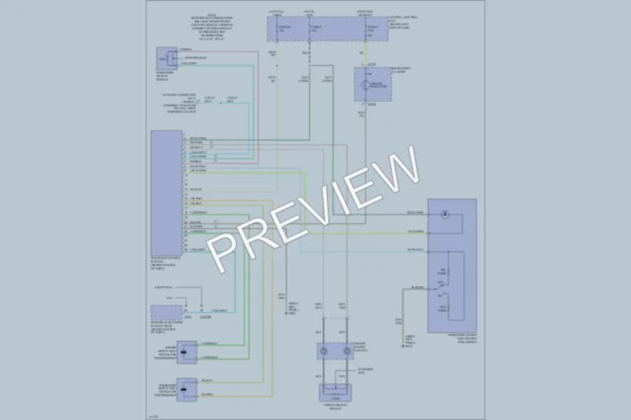 2001 Mazda B4000 Supplemental Restraints wiring diagram preview