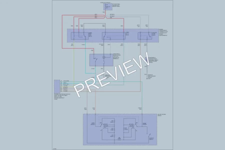 2001 Mazda B4000 Wiper Washer wiring diagram preview