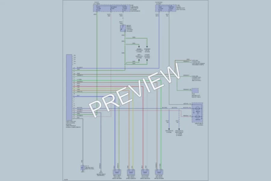 2001 Mazda Miata Anti Lock Brakes wiring diagram preview