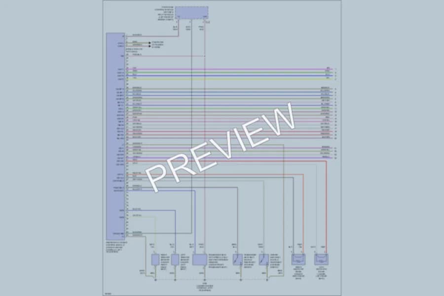 2001 MercedesBenz C240 Supplemental Restraints wiring diagram preview