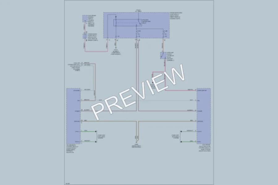 2001 MercedesBenz CLK320 Shift Interlock wiring diagram preview