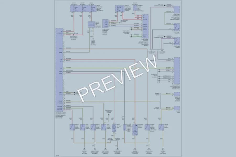 2001 MercedesBenz E320 Anti Theft wiring diagram preview