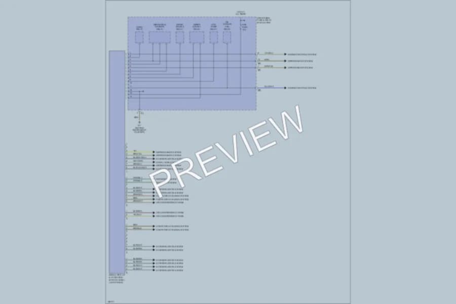 2001 MercedesBenz E320 Body Control Modules wiring diagram preview