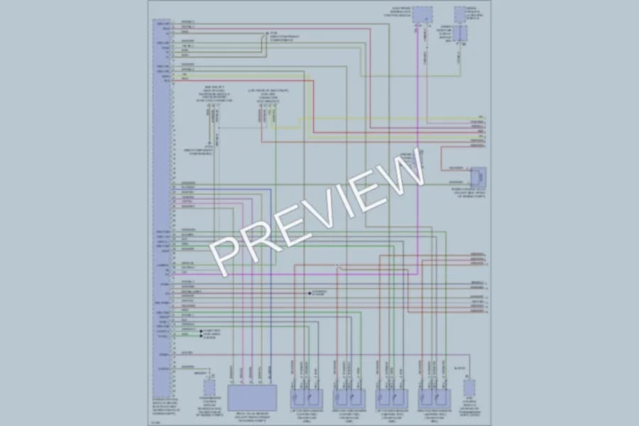 2001 MercedesBenz E320 Engine Performance wiring diagram preview