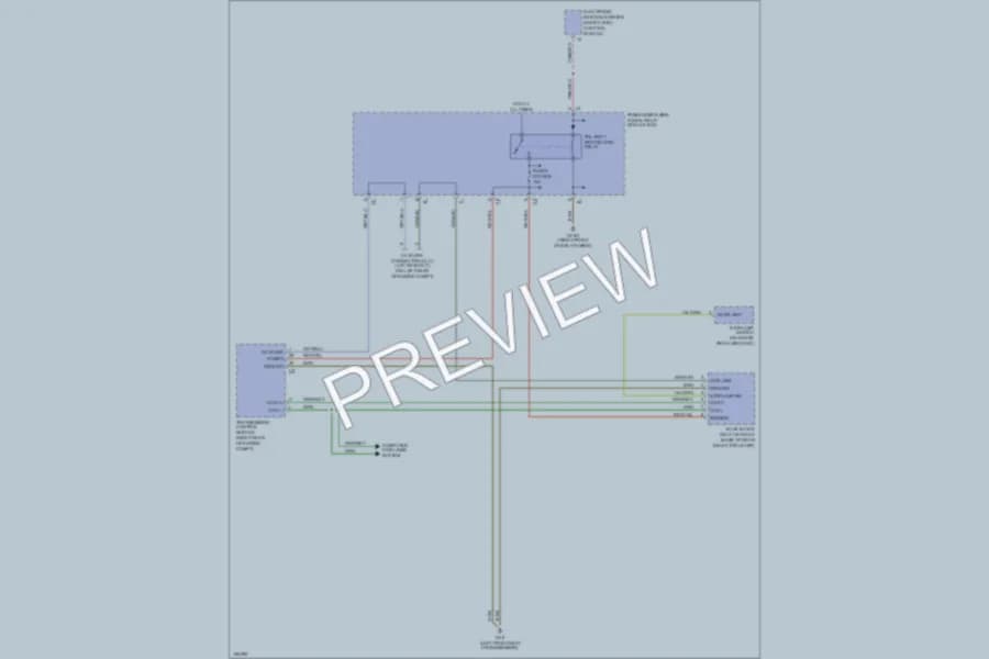 2001 MercedesBenz E430 Shift Interlock wiring diagram preview