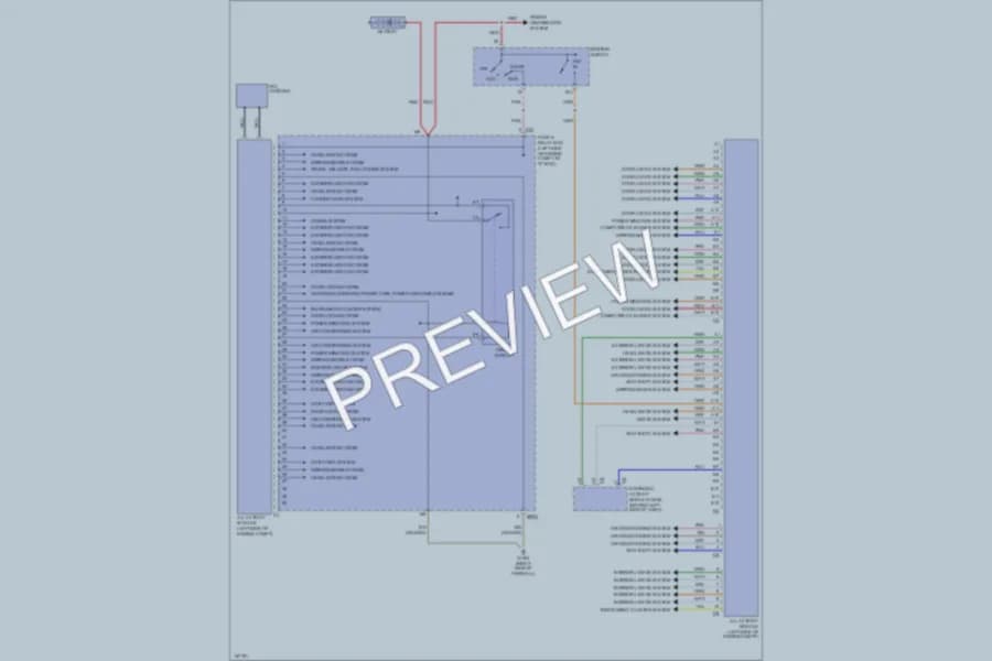 2001 MercedesBenz ML320 Body Control Modules wiring diagram preview