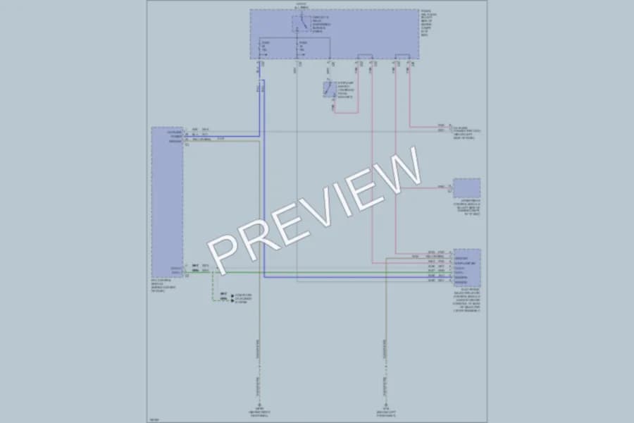 2001 MercedesBenz ML320 Shift Interlock wiring diagram preview