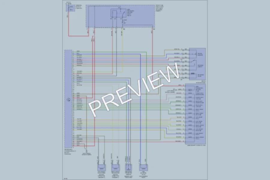 2001 MercedesBenz S430 Anti Lock Brakes wiring diagram preview