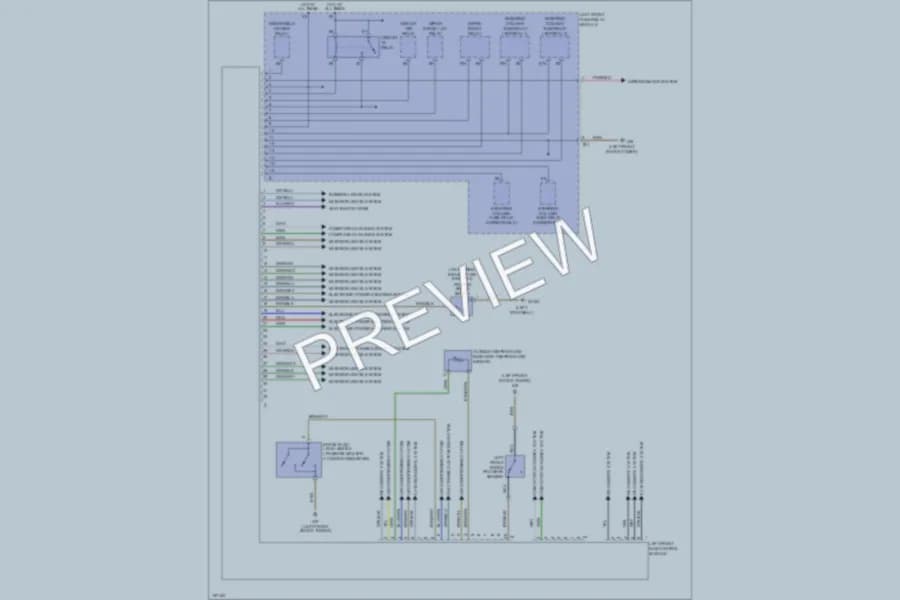 2001 MercedesBenz S430 Body Control Modules wiring diagram preview