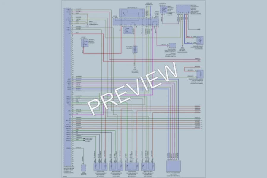 2001 MercedesBenz S500 Engine Performance wiring diagram preview