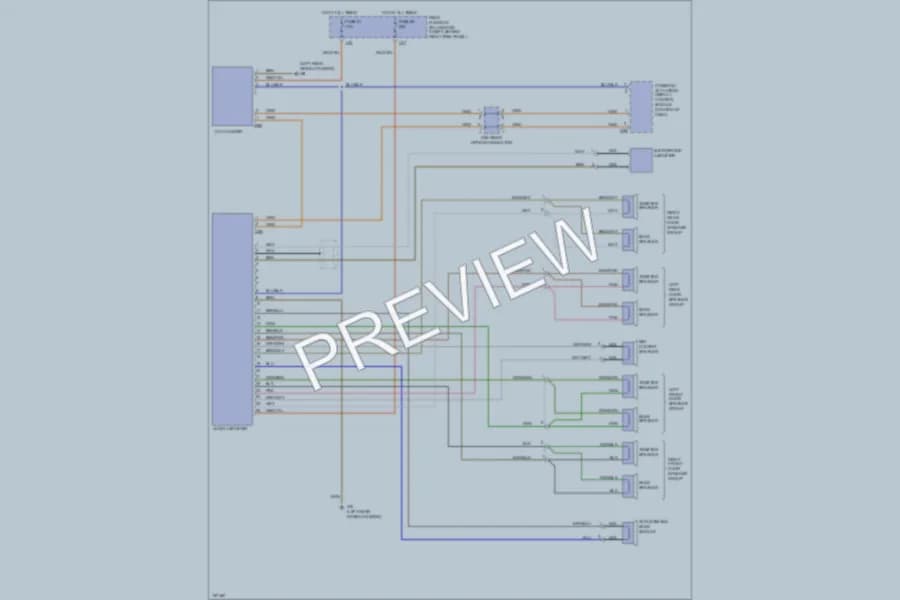 2001 MercedesBenz S500 Radio wiring diagram preview