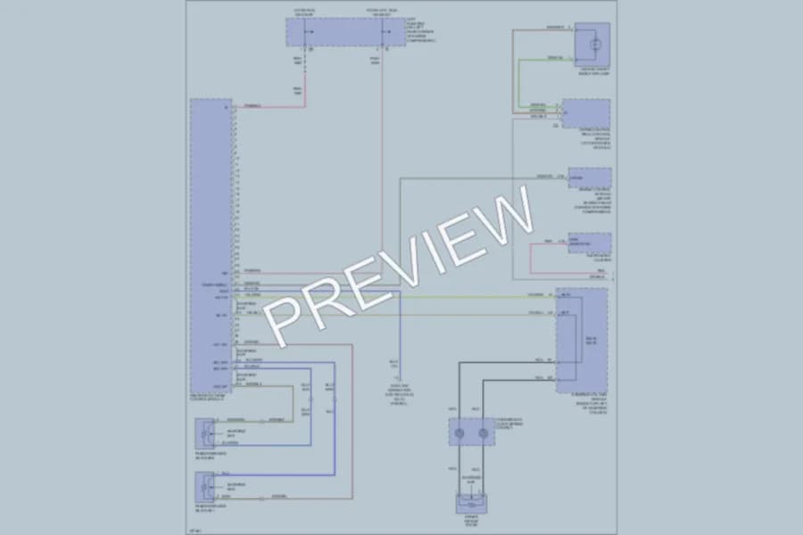 2001 MercedesBenz S500 Supplemental Restraints wiring diagram preview