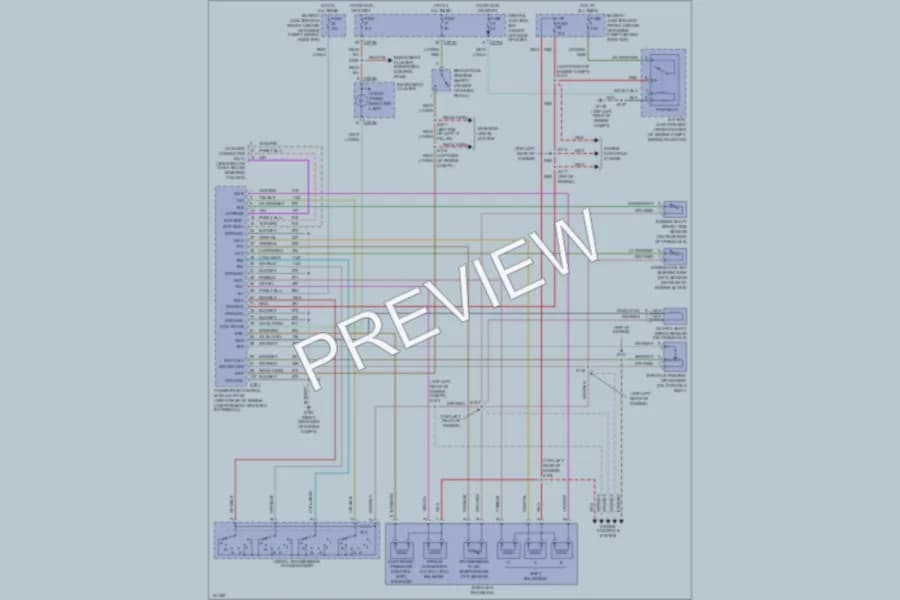 2001 Mercury Sable Transmission wiring diagram preview