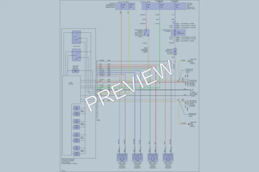 2001 Mercury Villager Anti Lock Brakes wiring diagram preview