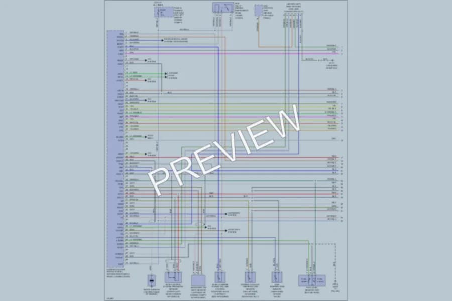 2001 Nissan Altima Engine Performance wiring diagram preview