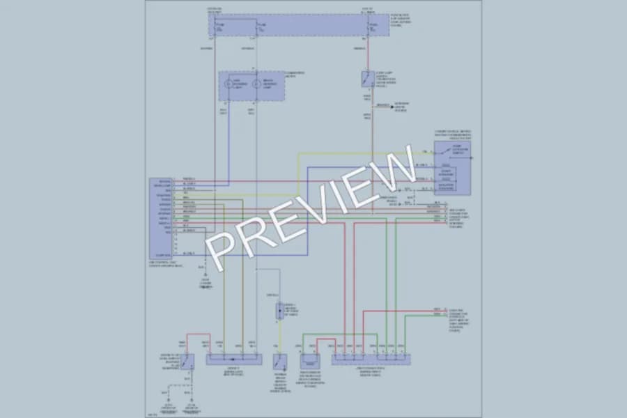 2001 Nissan Frontier Anti Lock Brakes wiring diagram preview