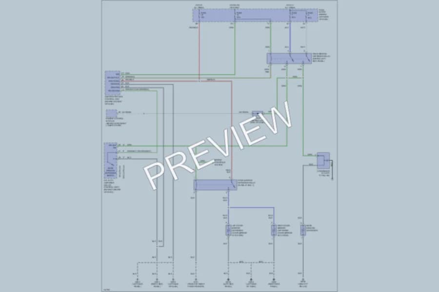 2001 Nissan Maxima Defoggers wiring diagram preview