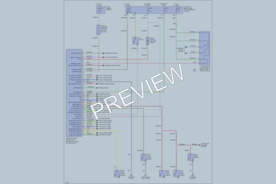 2001 Nissan Pathfinder Body Computer wiring diagram preview