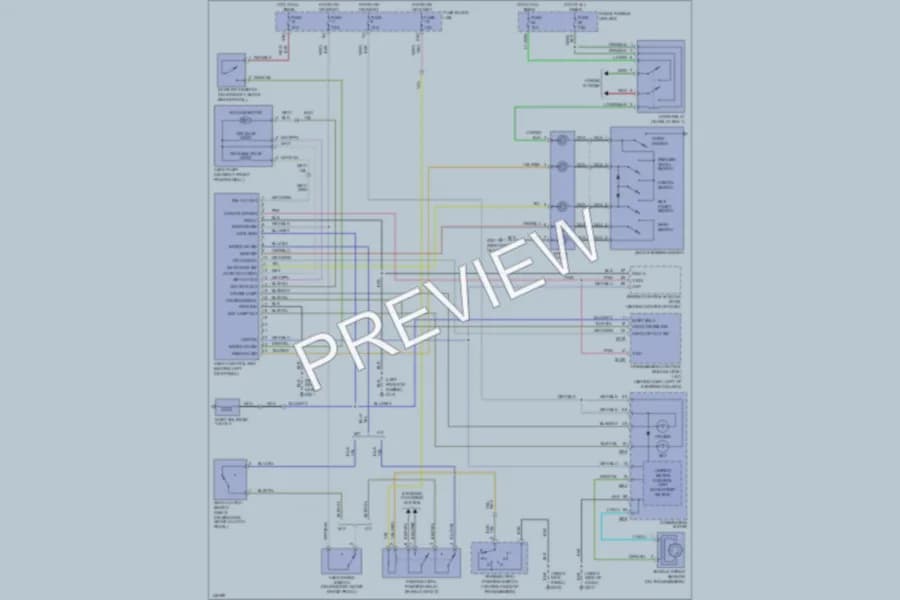 2001 Nissan Pathfinder Cruise Control wiring diagram preview