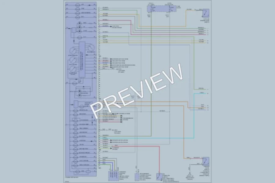 2001 Nissan Pathfinder Instrument Cluster wiring diagram preview