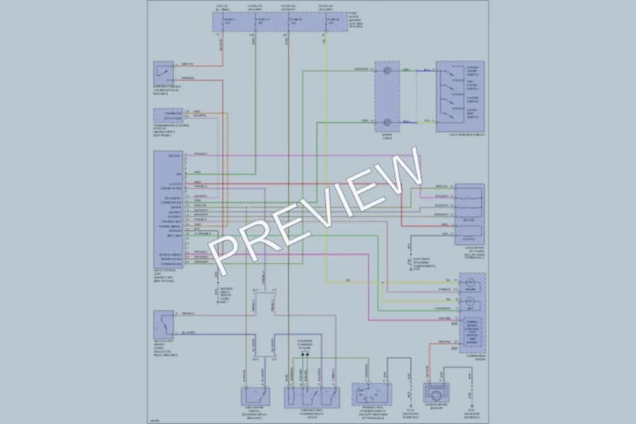 2001 Nissan Sentra Cruise Control wiring diagram preview