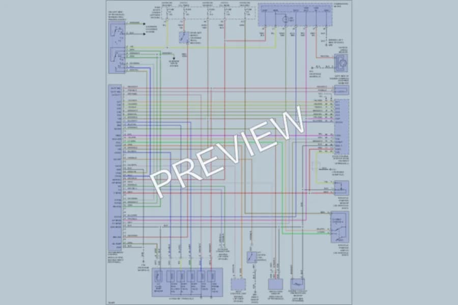 2001 Nissan Sentra Transmission wiring diagram preview