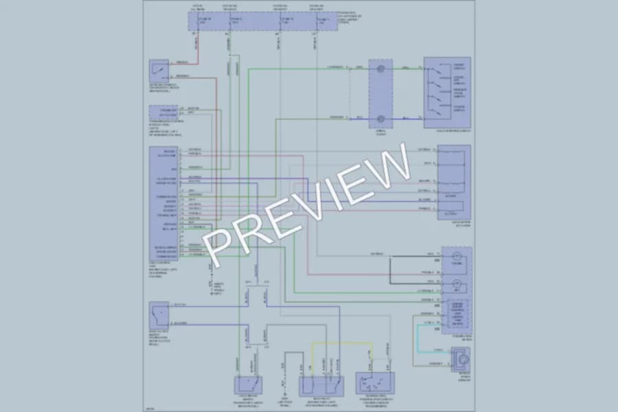 2001 Nissan Xterra Cruise Control wiring diagram preview