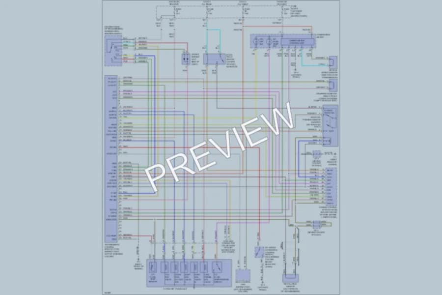 2001 Nissan Xterra Transmission wiring diagram preview