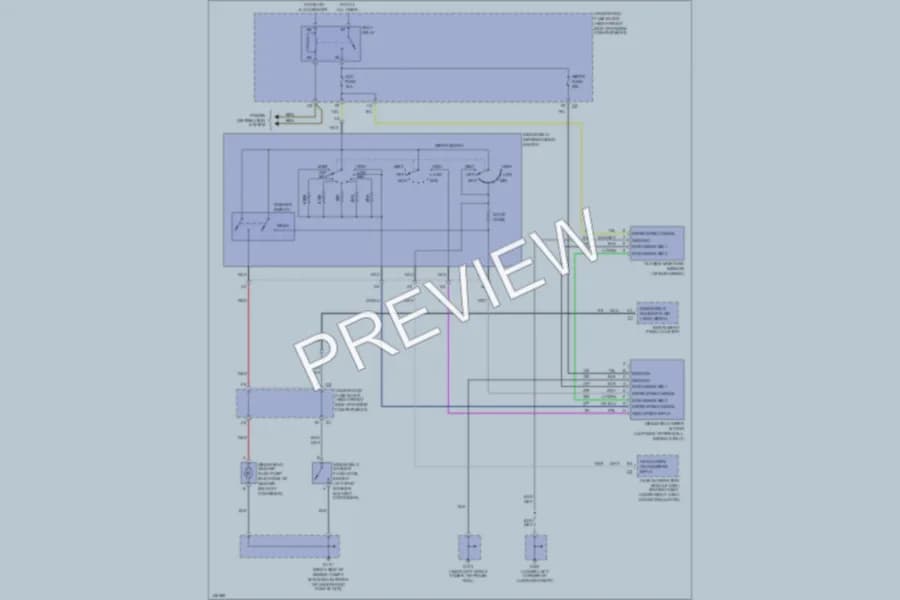2001 Oldsmobile Aurora Wiper Washer wiring diagram preview