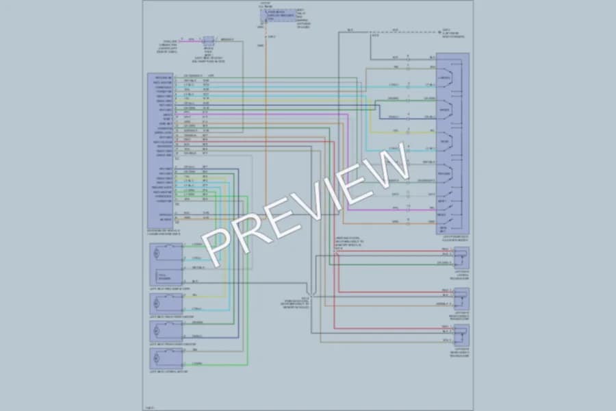 2001 Oldsmobile Bravada Memory Systems wiring diagram preview