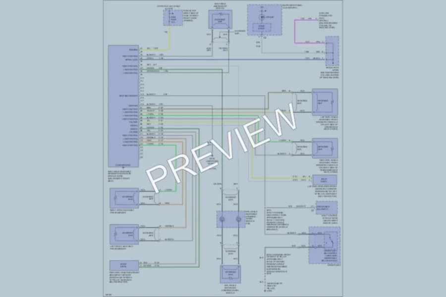 2001 Oldsmobile Silhouette Supplemental Restraints wiring diagram preview