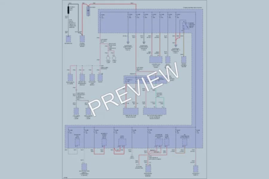 2001 Plymouth Neon Power Distribution wiring diagram preview